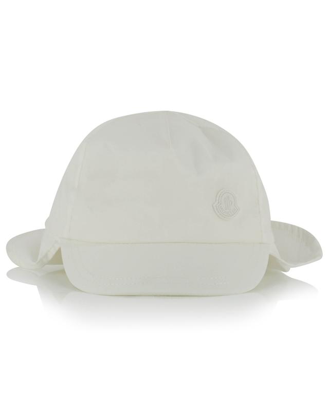 Rooster logo embroidered baby cotton baseball cap MONCLER