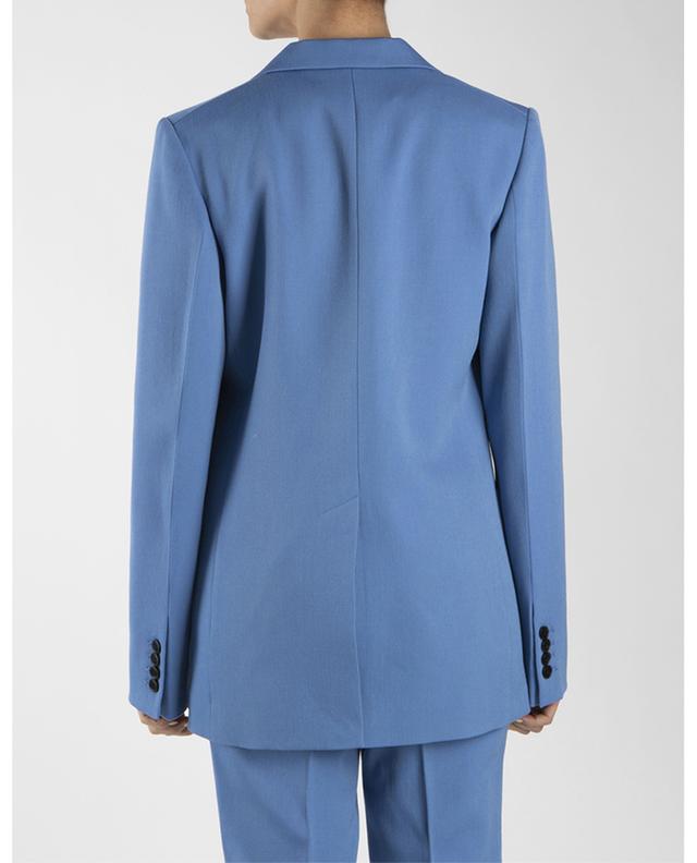 Pantalon droit ajusté en laine Soft Blue VICTORIA BECKHAM