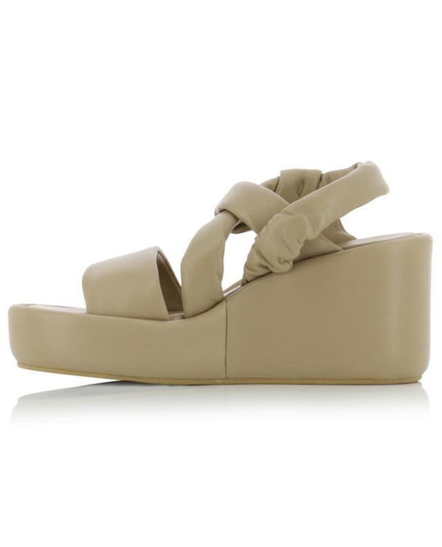 Destiny nappa leather wedge sandals CLERGERIE