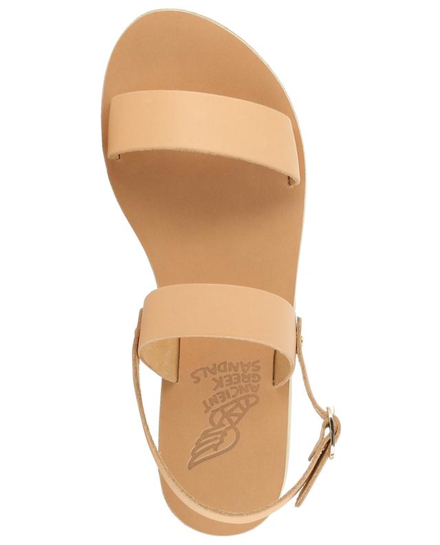 Sandales plates en cuir lisse Clio ANCIENT GREEK SANDALS