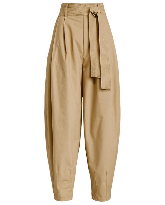 Pantalon carotte oversize en coton avec ceinture POLO RALPH LAUREN