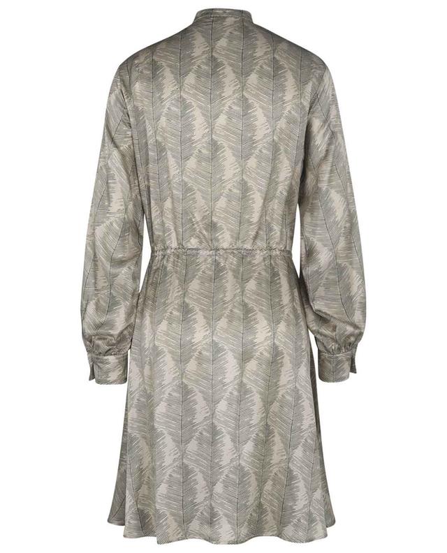 Romane feather printed shirt dress HARTFORD
