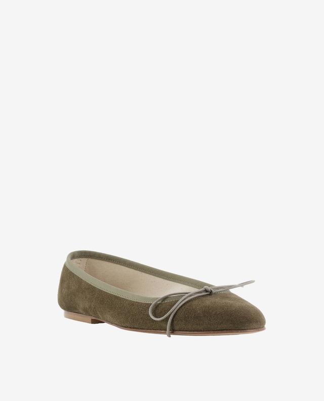 Riva leather round-toe ballet flats ANNIEL