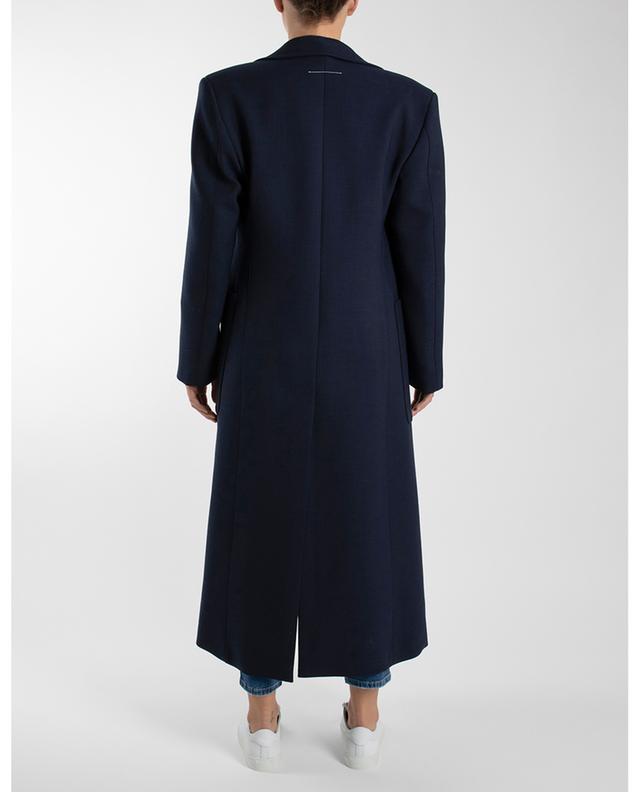 Manteau long en laine MM6