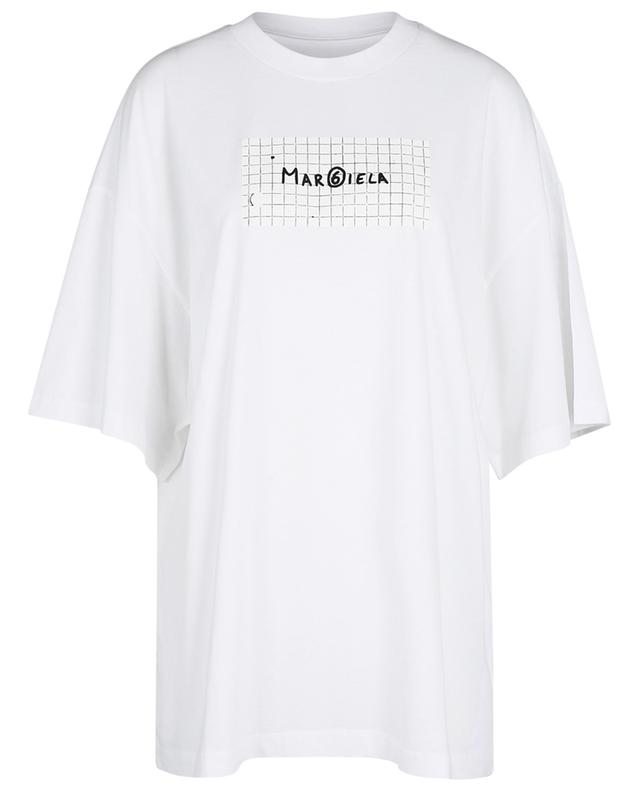 Kurzarm-T-Shirt aus Baumwolle MM6