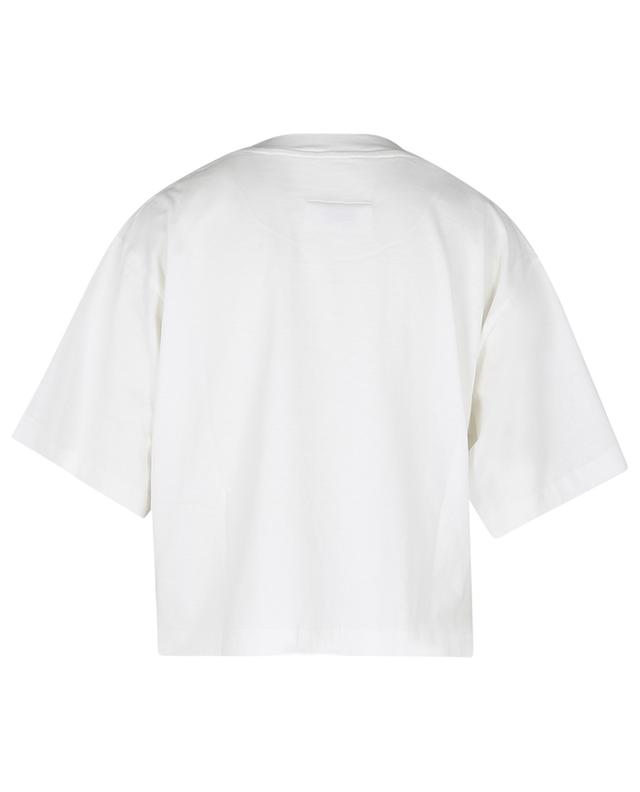 T-shirt en coton ample motif logo MM6