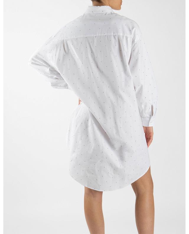 Robe chemise oversize imprimée 6 MM6