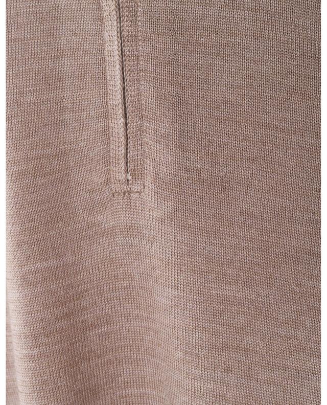 Feiner Pullover aus Wolle und Seide mit Halb-Zip-Stehkragen BONGENIE GRIEDER
