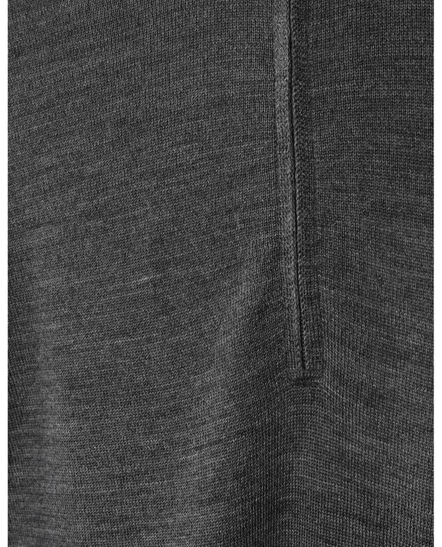 Half-zip stand-up collar jumper in wool and silk BONGENIE GRIEDER