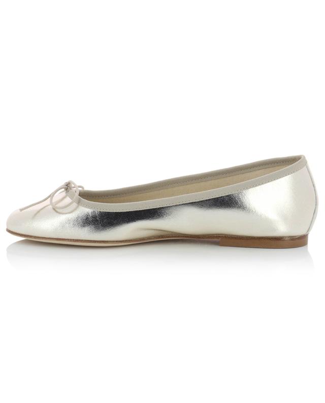 Leather round-toe ballet flats ANNIEL