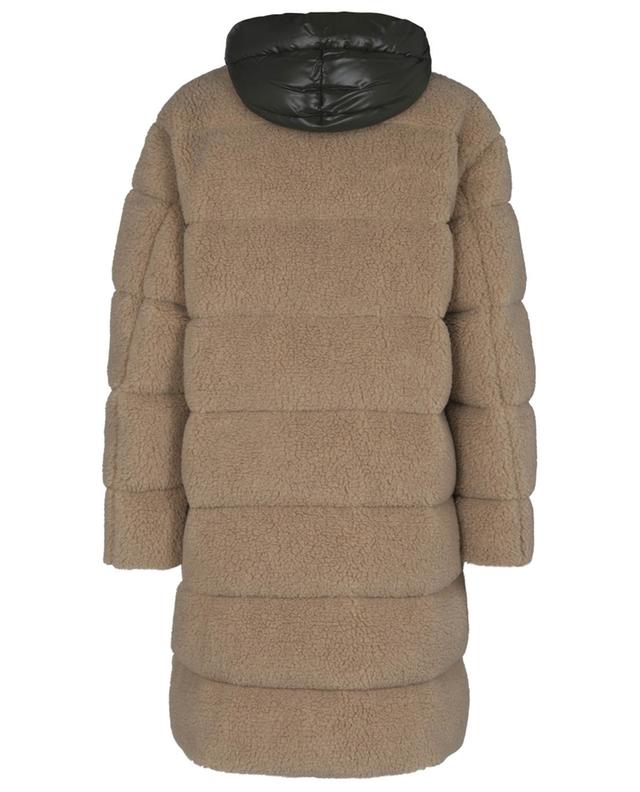 Charamillon long hooded faux fur down jacket MONCLER