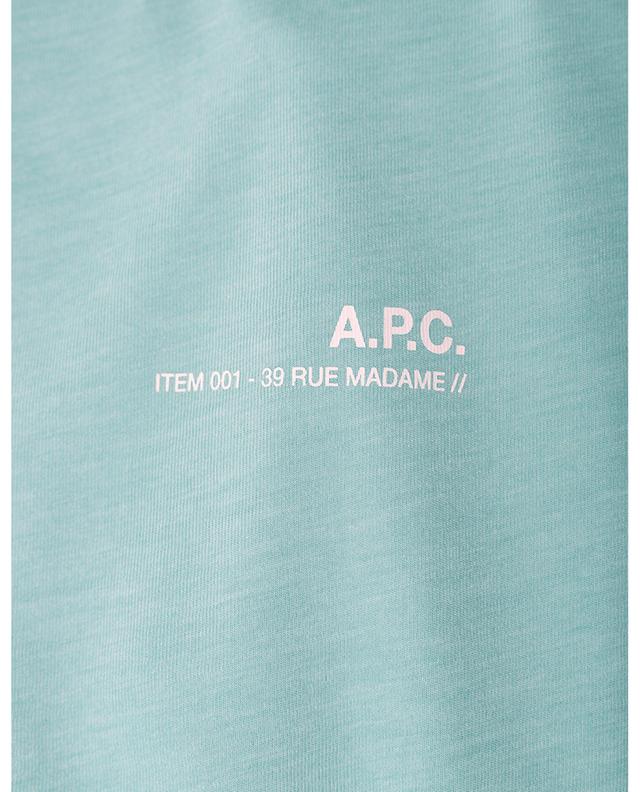 Item cotton-blend crew neck T-shirt A.P.C.