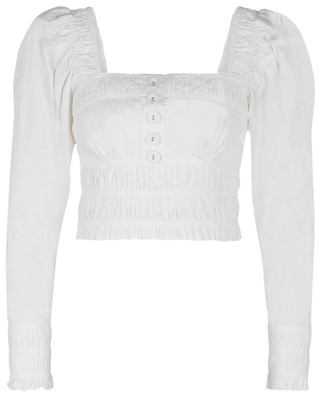 Brigitte cropped smocked top MAGALI PASCAL