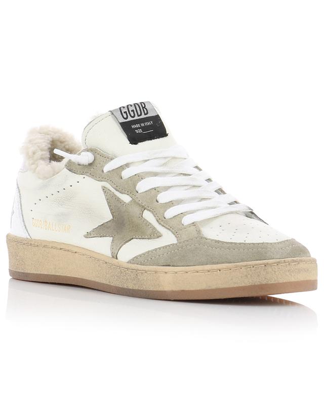 Ball Star leather and suede low-top sneakers GOLDEN GOOSE