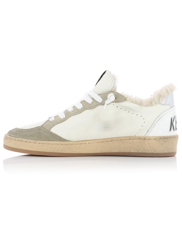 Ball Star leather and suede low-top sneakers GOLDEN GOOSE