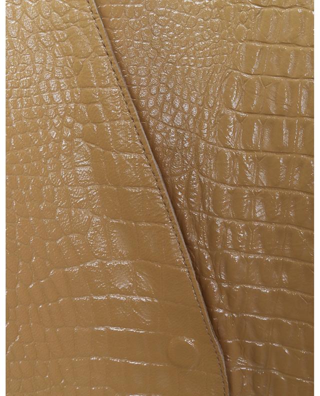 Croc embossed lamb leather jacket TOTÊME