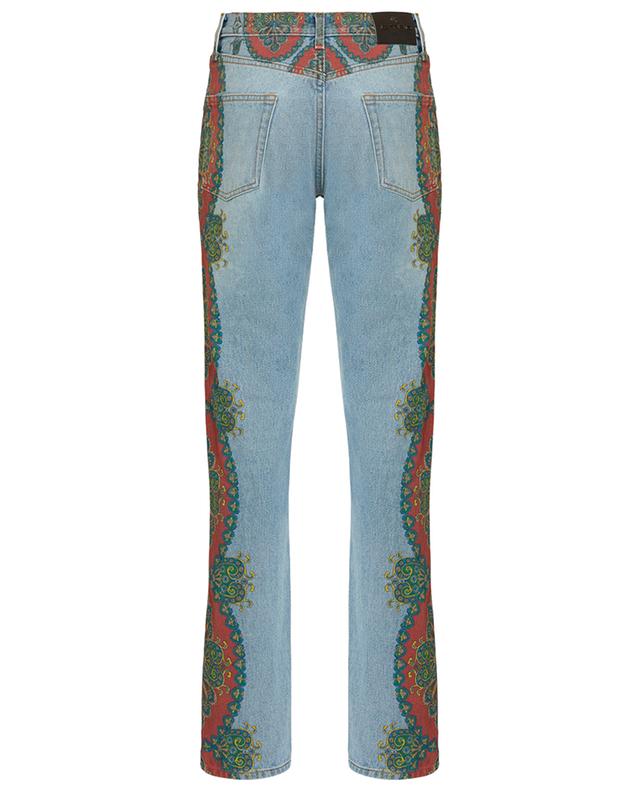 Gerade Jeans mit Print Paisley Medaillon ETRO