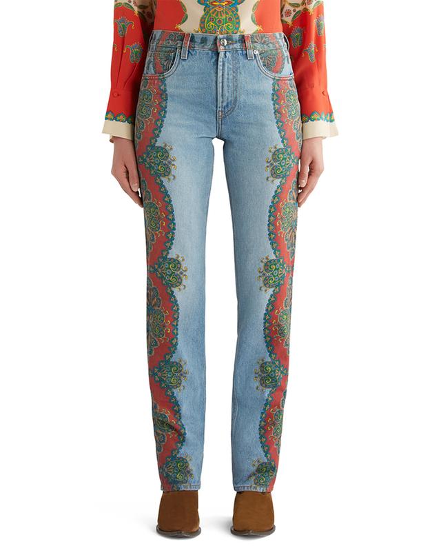 Paisley Medaillon print straight-leg jeans ETRO