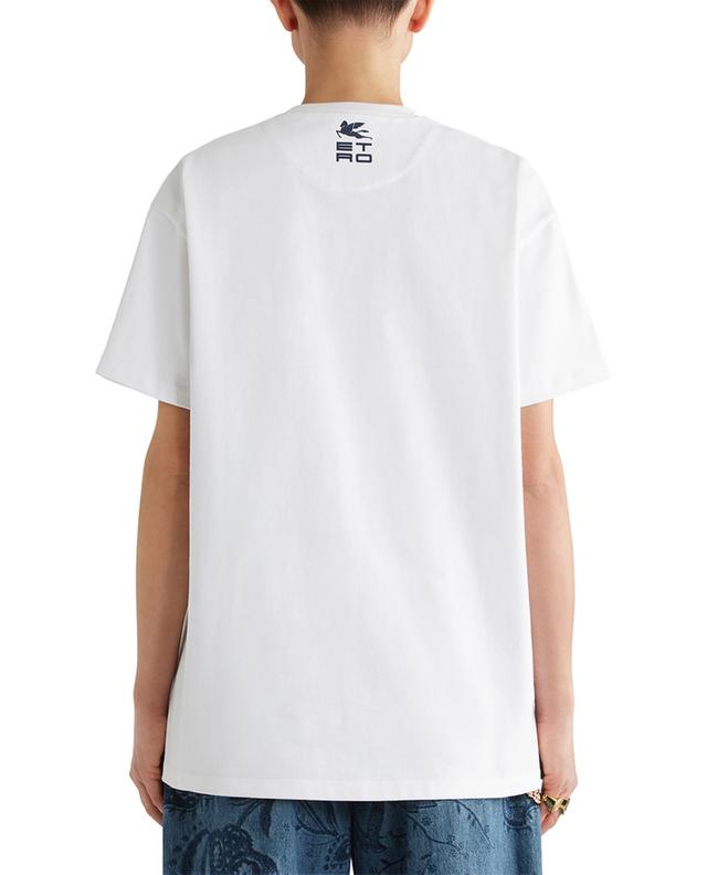 T-shirt oversize brodé et imprimé Tatouage ETRO