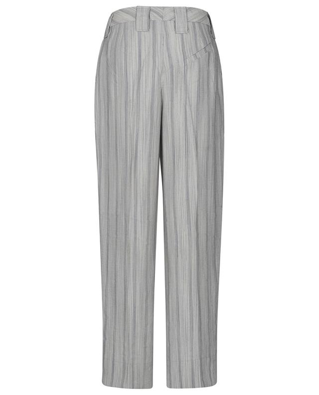 Striped rayon tailored trousers GANNI