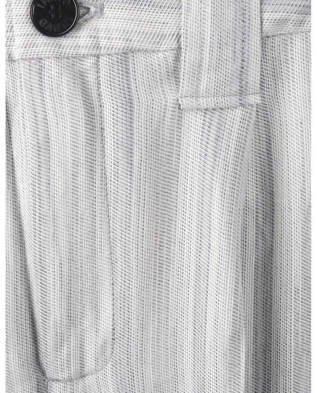 Striped rayon tailored trousers GANNI