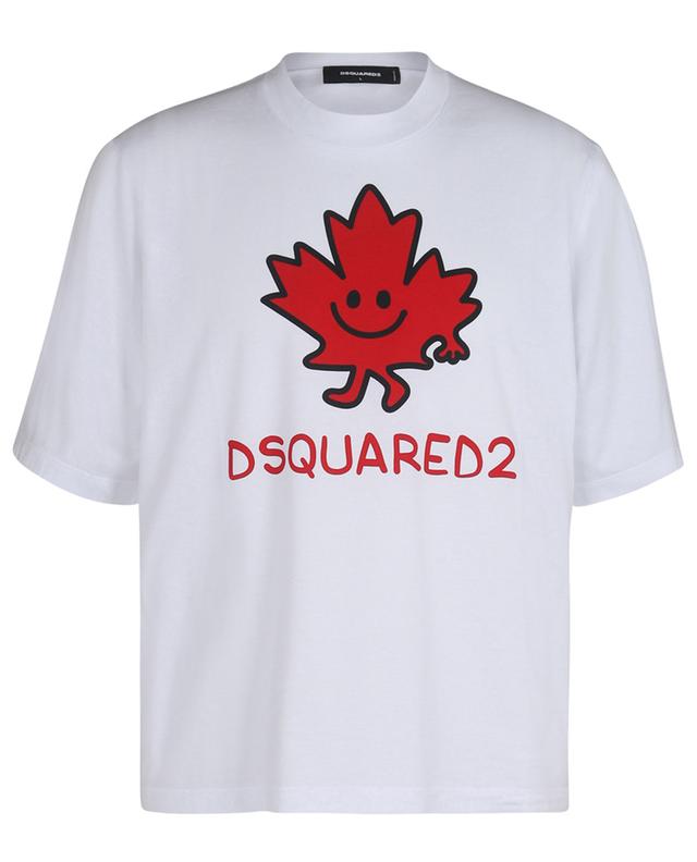 T-Shirt aus Baumwolle Smiling Maple DSQUARED2