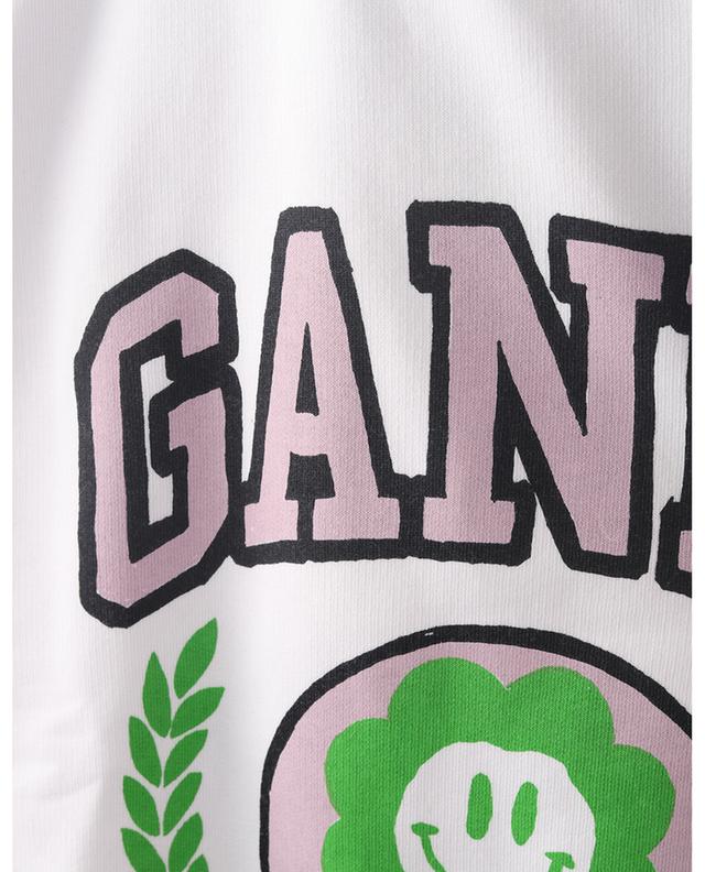 Flower University Of Love printed crewneck sweatshirt GANNI