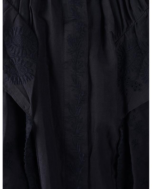 Lelmon openwork embroidery adorned cotton blouse ISABEL MARANT ETOILE