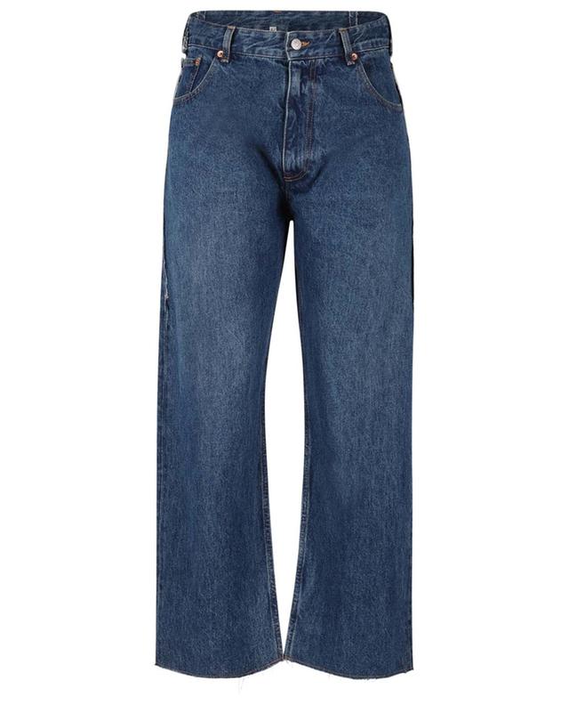 High-rise wide-leg jeans MM6