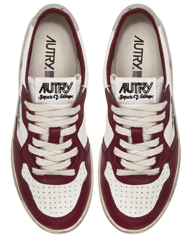 Medalist low-top lace-up sneakers in smooth leather AUTRY