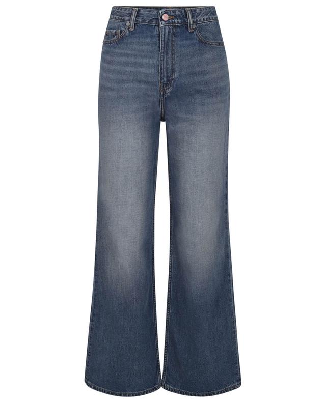 Lässig gerade Jeans mit hoher Taille Magny Mid Blue Vintage GANNI