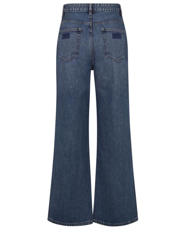 Lässig gerade Jeans mit hoher Taille Magny Mid Blue Vintage GANNI