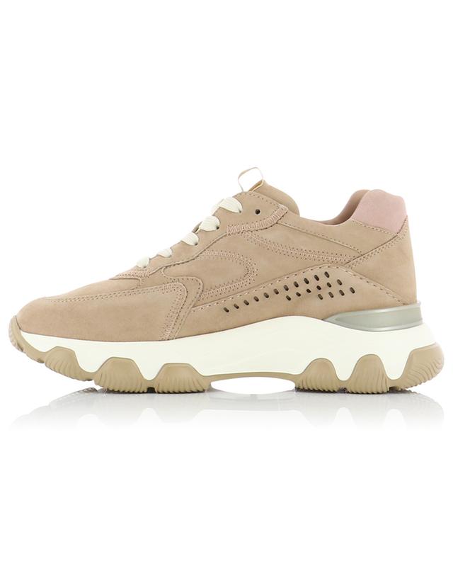 Hyperactive lace-up low-top suede sneakers HOGAN