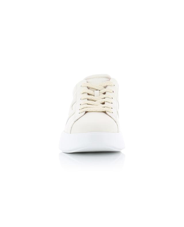 Rebel leather lace-up flat sneakers HOGAN