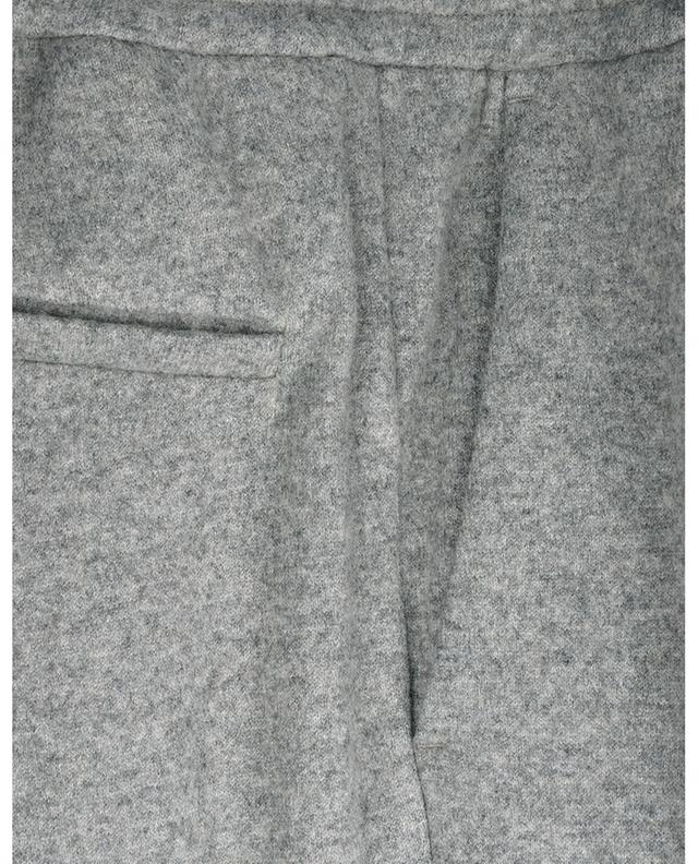 Cashmere knit slim fit jogging trousers MAURIZIO BALDASSARI