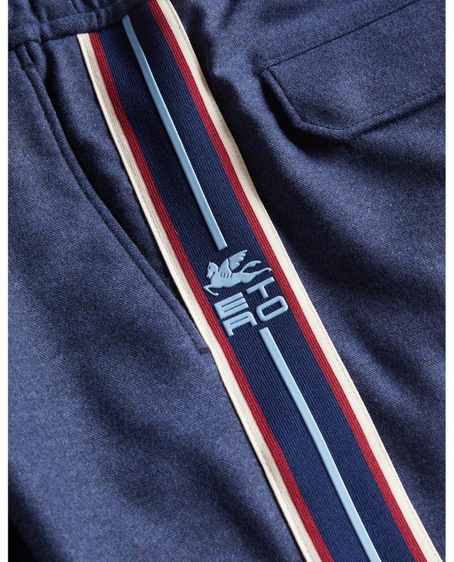 Side stripe adorned jogger spirit wool trousers ETRO