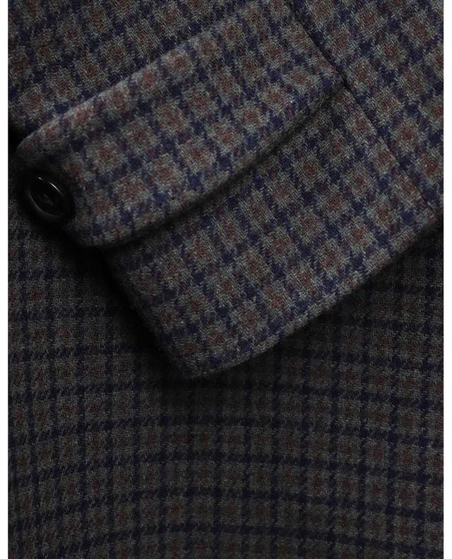 Checked virgin wool coat PT TORINO COLLECTION
