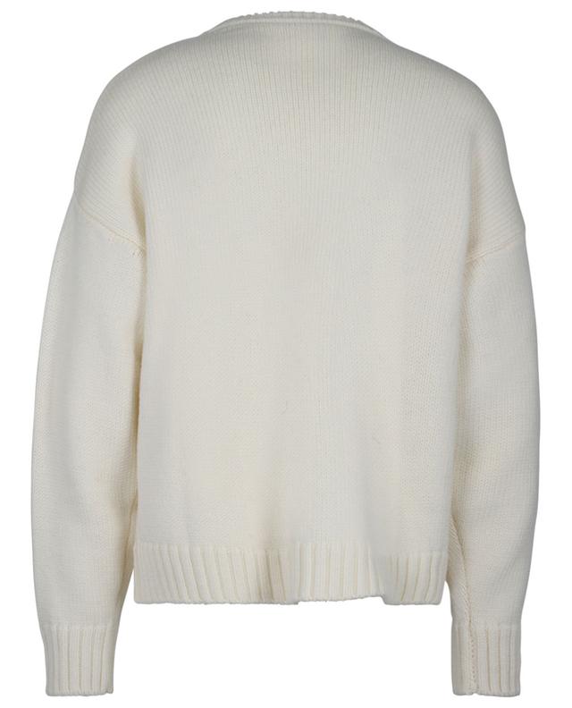 Pullover mit Rundhalsausschnitt aus Wolle mit aufgesetzter Tasche PT TORINO COLLECTION