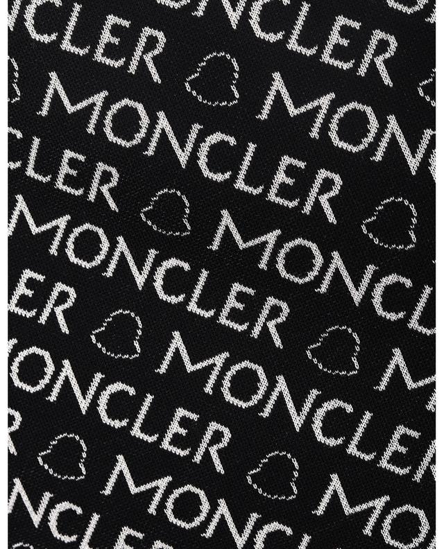 All over logo adorned jacquard knit T-shirt MONCLER