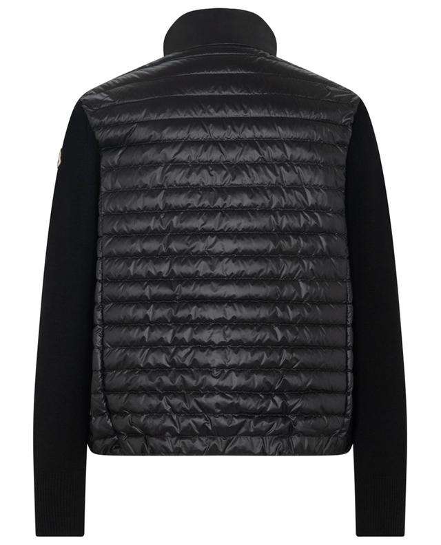 Wool and down cardigan with stand-up collar MONCLER