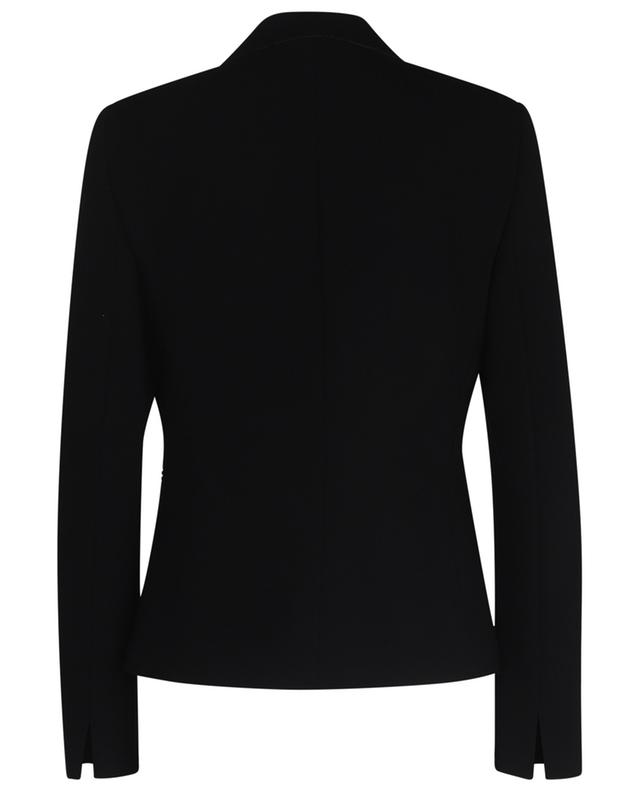Cinched single-breasted jersey blazer AKRIS PUNTO