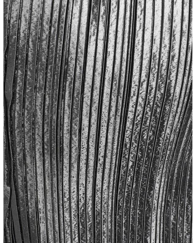 Robe longue plissée métallisée Panarea GALVAN LONDON