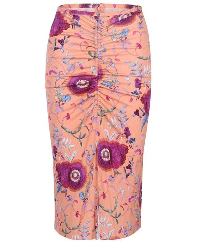 Joella floral jersey fitted midi skirt ISABEL MARANT