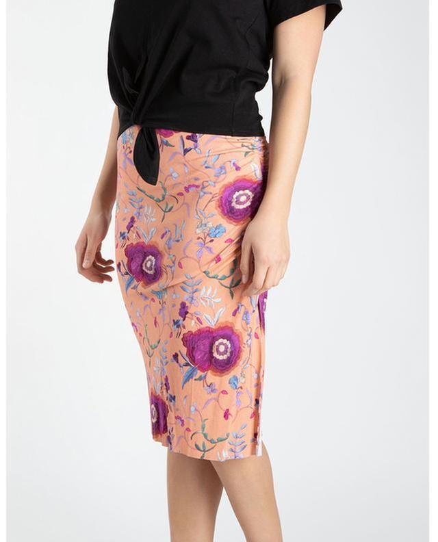 Joella floral jersey fitted midi skirt ISABEL MARANT