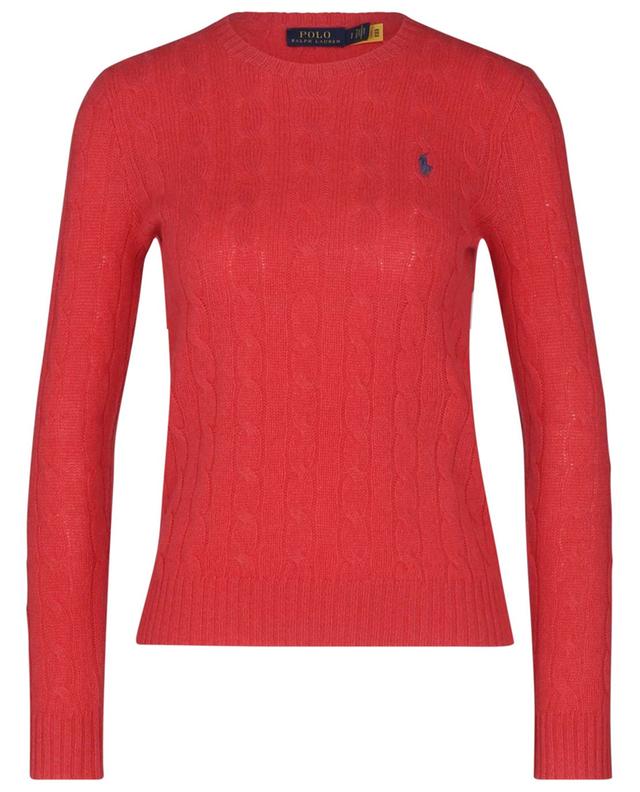 Wool and cashmere round neck cable knit jumper POLO RALPH LAUREN