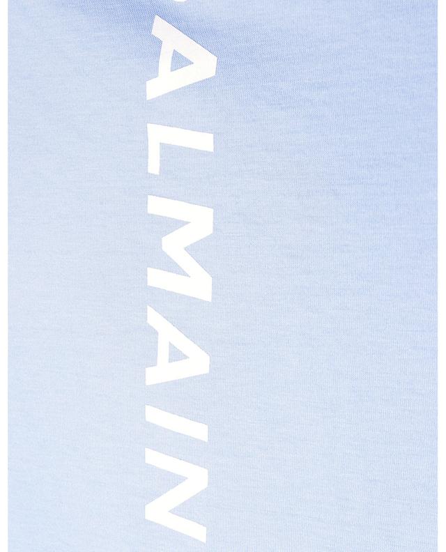 T-shirt oversize à manches courtes imprimé logo dos BALMAIN