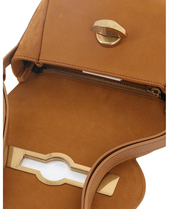 Tina S Brandy grained nubuck leather shoulder bag ZANELLATO