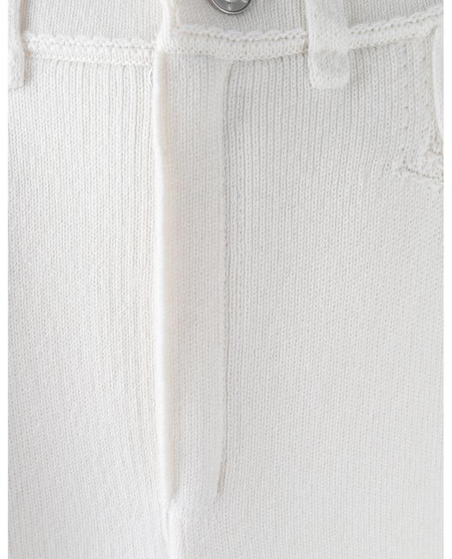 Cashmere and cotton straight leg trousers BARRIE