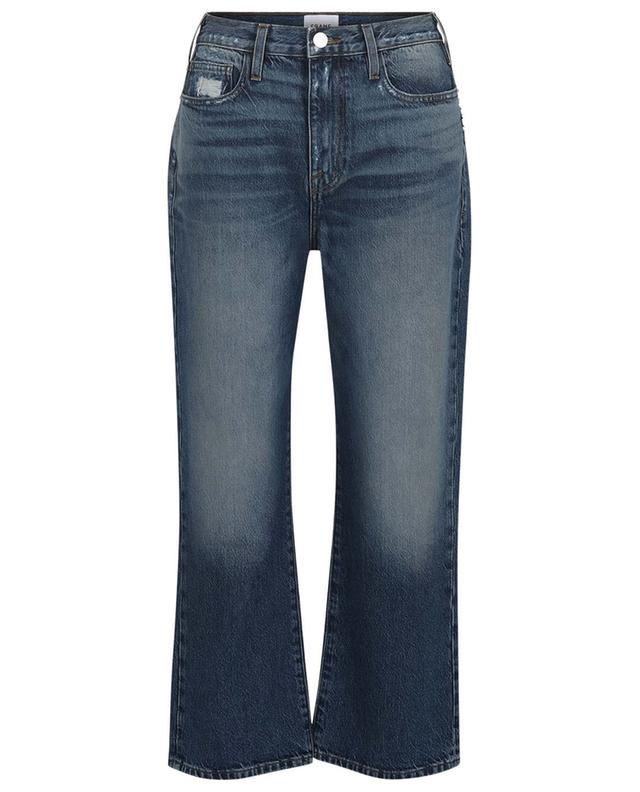 Le Jane Cropped double waistband cotton jeans FRAME