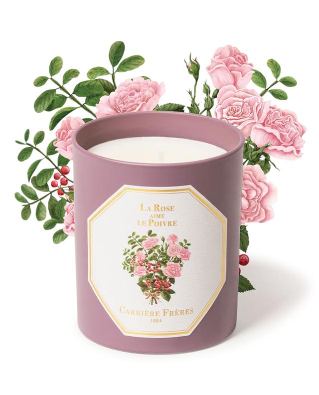Bougie parfumée La Rose Qui Aime Le Poivre - 185 g CARRIERE FRERES